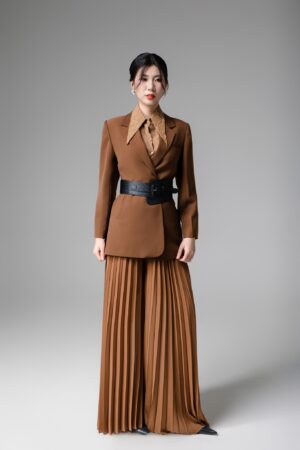 The Pure Blazer Brown