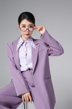 The Pure Blazer Purple